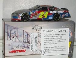 003 JEFF GORDON #24 DUPONT WRIGHT BROTHERS AUTOGRAPHED 1/24 CAR FROM JGI WithCOA