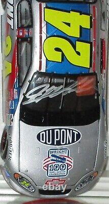 003 JEFF GORDON #24 DUPONT WRIGHT BROTHERS AUTOGRAPHED 1/24 CAR FROM JGI WithCOA