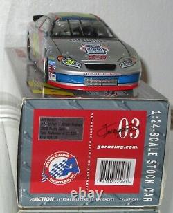 003 JEFF GORDON #24 DUPONT WRIGHT BROTHERS AUTOGRAPHED 1/24 CAR FROM JGI WithCOA