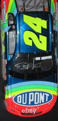 1996 Jeff Gordon #24 Dupont Dover Win Dual Autographed Liquid Color Car#85/96