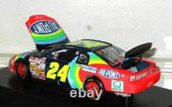 1996 Jeff Gordon #24 Dupont Dover Win Dual Autographed Liquid Color Car#85/96