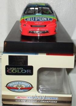 1996 Jeff Gordon #24 Dupont Dover Win Dual Autographed Liquid Color Car#85/96