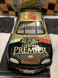 1997 Jeff Gordon and Ray Evernham Dual Autographed DuPont Chroma Premier 1/24