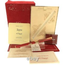 1997 S. T. Dupont Teatro Limited Edition 210/1000 Fountain Pen New In Box