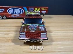 1998 JEFF GORDON DUPONT CHROMALUSION 164 SCALE DUALLY withTRAILER LIMITED EDITION