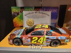 1998 Jeff Gordon #24 Dupont/All-Star QUAD AUTOGRAPHED 124 Monte Carlo