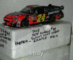 2008 Sample Jeff Gordon #24 Dupont Color Chrome 1/24 Preproduction Sample Jgi