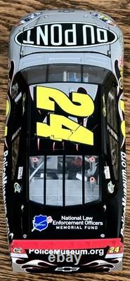 2010 #24 Jeff Gordon DuPont/Police Museum Impala 124 Diecast Action Platinum