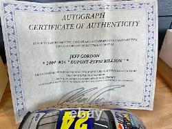 Action Jeff Gordon SIGNED with COA 2004 DuPont Pepsi Billion Dollar 1/24 Diecast