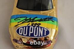 Autographed Nascar 1999 #24 Jeff Gordon Dupont 3 Time Champion Brookfield