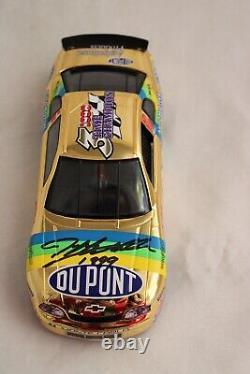 Autographed Nascar 1999 #24 Jeff Gordon Dupont 3 Time Champion Brookfield