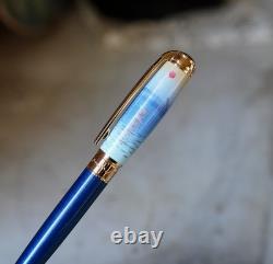 Ballpoint Pen S. T. DUPONT Line D Edition Limited Claude Monet Rare Gorgeous