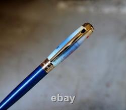 Ballpoint Pen S. T. DUPONT Line D Edition Limited Claude Monet Rare Gorgeous