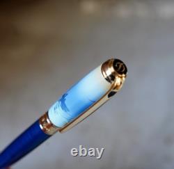 Ballpoint Pen S. T. DUPONT Line D Edition Limited Claude Monet Rare Gorgeous