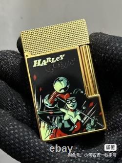 Brand-new S. T. Dupont Harley Quinn Limited Edition Gold Inflatable Lighter