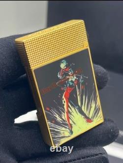 Brand-new S. T. Dupont Harley Quinn Limited Edition Gold Inflatable Lighter