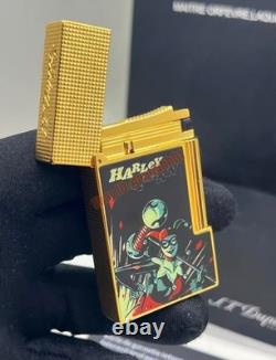 Brand-new S. T. Dupont Harley Quinn Limited Edition Gold Inflatable Lighter