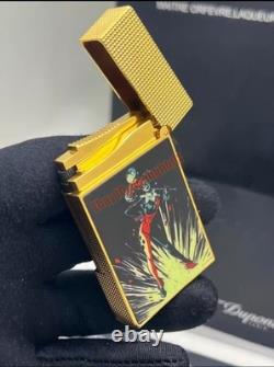 Brand-new S. T. Dupont Harley Quinn Limited Edition Gold Inflatable Lighter