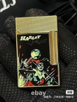 Brand-new S. T. Dupont Harley Quinn Limited Edition Gold Inflatable Lighter