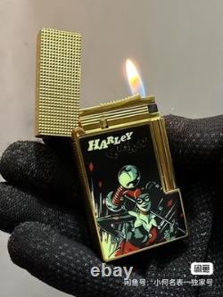 Brand-new S. T. Dupont Harley Quinn Limited Edition Gold Inflatable Lighter