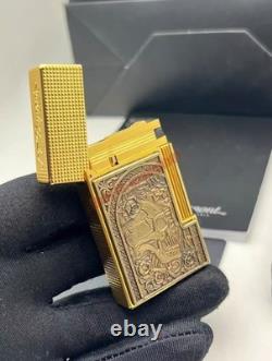 Brand-new S. T. Dupont Limited Edition Golden Skull Inflatable Lighter