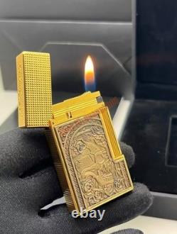 Brand-new S. T. Dupont Limited Edition Golden Skull Inflatable Lighter
