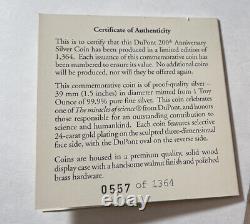 DU PONT 200th ANNIVERSARY COIN BLACK POWDER BRAND NEW LIMITED EDITION
