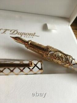 DUPONT LIMITED EDITION VERSAILLES FOUNTAIN PEN 18k NIB MINT UNUSED BOX & Papers