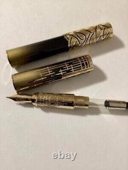 DuPont Shanghai Fountain Pen Limited Edition 18k Gold Made In France Used