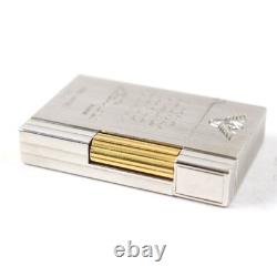 Dupont Gatsby Mercure Limited Edition Square Form Roller Gaslighter Silver Gol