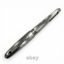 Dupont James Bond 007 Limited Edition 18K F Nib Fountain Pen Silver