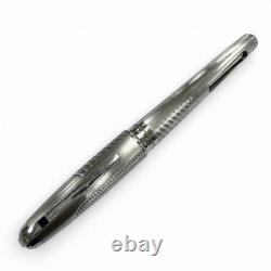 Dupont James Bond 007 Limited Edition Nib 18K F Fountain Pen Silver Men'S