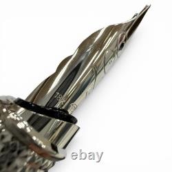 Dupont James Bond 007 Limited Edition Nib 18K F Fountain Pen Silver Men'S
