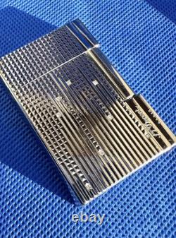 Dupont Lighter Diamond Drops, Limited Edition. Silver, France