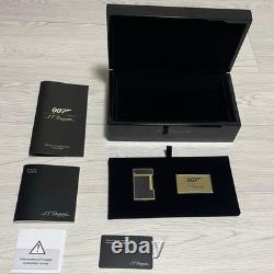 Dupont Lighter Gold & Black France James Bond 007 Limited Edition