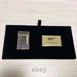 Dupont Lighter Gold & Black France James Bond 007 Limited Edition