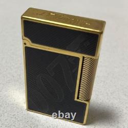 Dupont Lighter Gold & Black France James Bond 007 Limited Edition