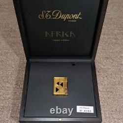 Dupont Limited Edition Lighter 2000 pcs Africa Gatsby Collectible Used