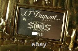 Dupont Skulls Cowboy Feuerzeug Lighter Aschenbecher Bronze Limited Edition 111