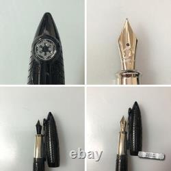 Dupont Star Wars Limited Edition TIE Fighter Fountain Pen 14K PVD Black