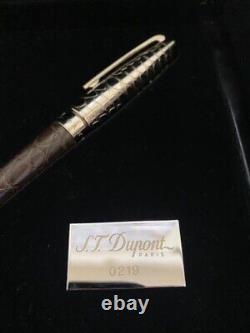 Dupont ballpoint pen Genuine Crocodile limited edition with box
