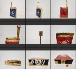 Dupont gas lighterSmoking TobaccoMoon and SunWorld limited edition of 500 pieces