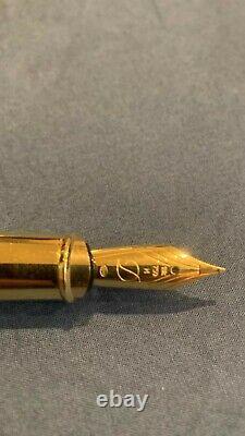 Dupont pen, limited edition, gold 18 carat, 75/88, only 88 in the world