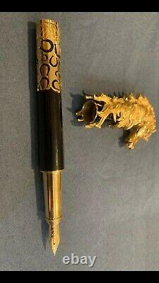 Dupont pen, limited edition, gold 18 carat, 75/88, only 88 in the world