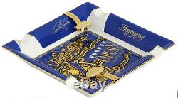 Elie Bleu Limited Edition Hemingway Opus X Ashtray With 2 Bridges, New In Box