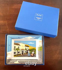 Elie Bleu Limited Edition Oliva Cuban Scene Porcelain 2 Cigar Ashtray, NIB