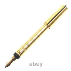 Excellent Dupont fountain pen Limited Edition 1991 Montparnasse M-1 gold 18K