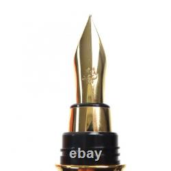 Excellent Dupont fountain pen Limited Edition 1991 Montparnasse M-1 gold 18K