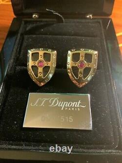 Exclusive St. DUPONT Cufflinks / White Night Limited Edition 90/515