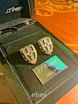 Exclusive St. DUPONT Cufflinks / White Night Limited Edition 90/515